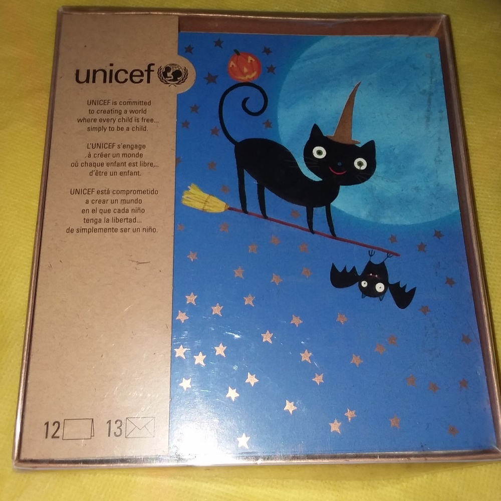 NEW UNICEF 12 HAPPY HALLOWEEN CARDS
